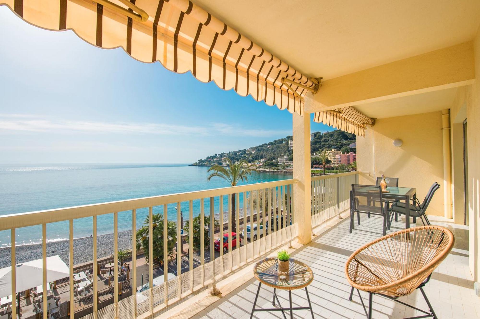 Roquebrune Plage - Terrace Splendid Sea View - BW Ngoại thất bức ảnh