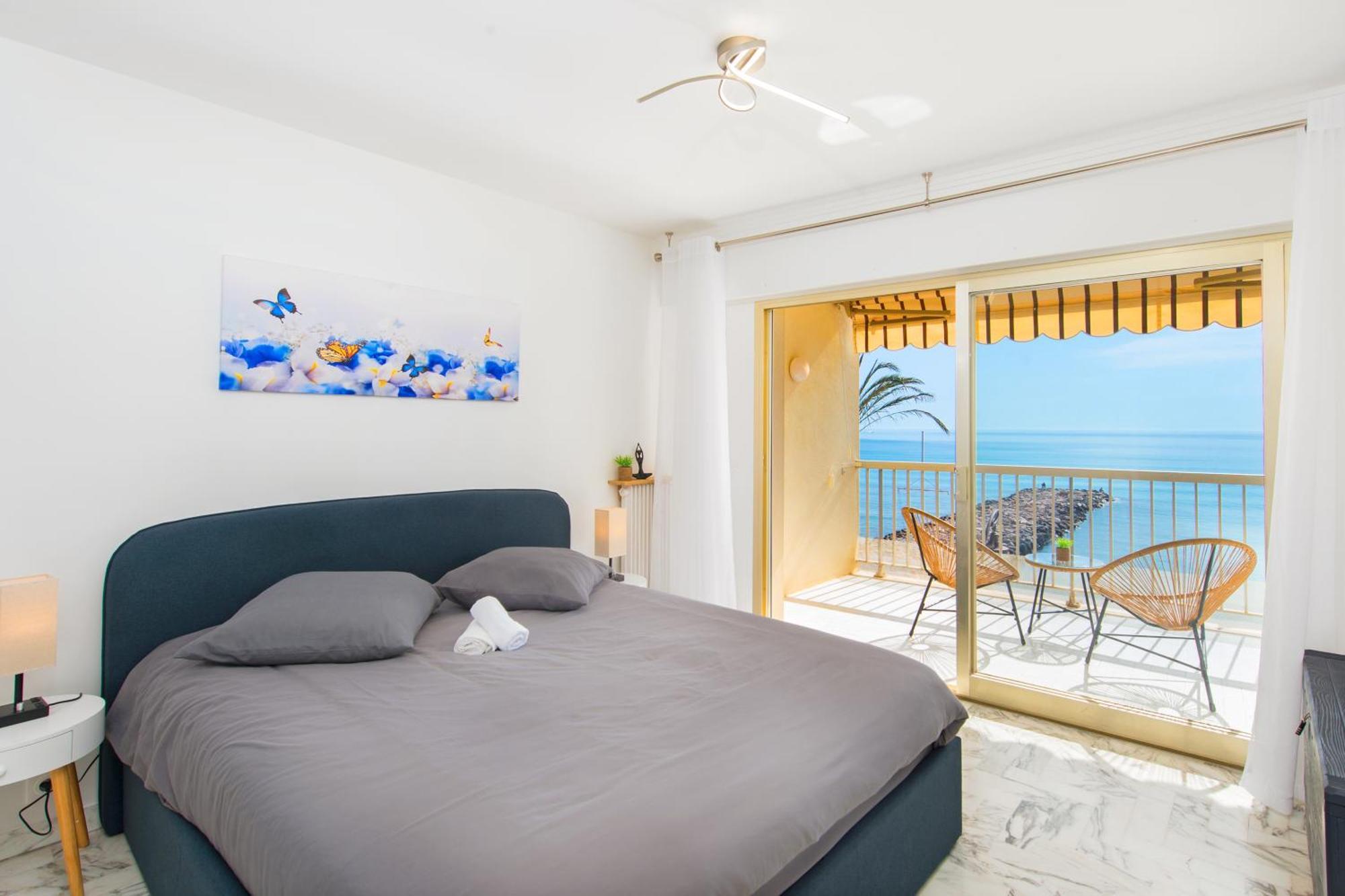 Roquebrune Plage - Terrace Splendid Sea View - BW Ngoại thất bức ảnh