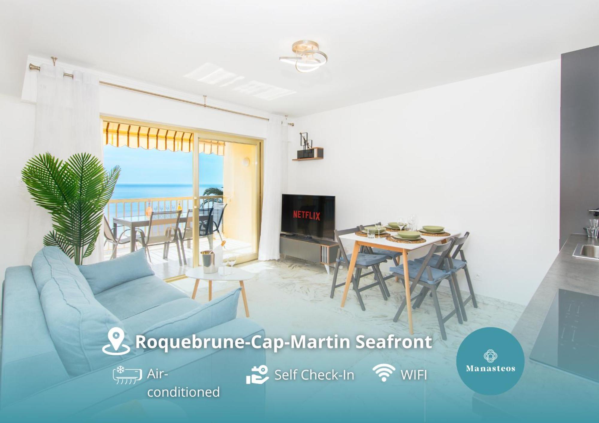 Roquebrune Plage - Terrace Splendid Sea View - BW Ngoại thất bức ảnh